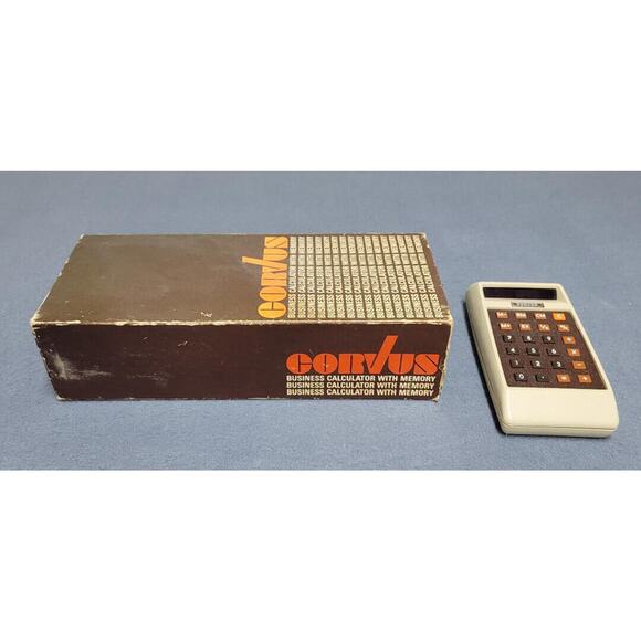 Corvus 415 Calculator - 1974 Vintage - Clean and Working Well In Original Box - Picture 6 of 7